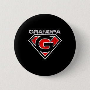 Badge Rond 5 Cm Superhero Funny Fête des pères cadeau chemise