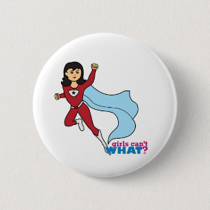 Badge Rond 5 Cm Superhero - Moyen
