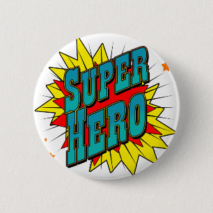 Badge Rond 5 Cm SuperHéros