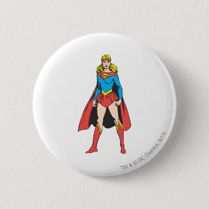 Badge Rond 5 Cm Superigirl Stands