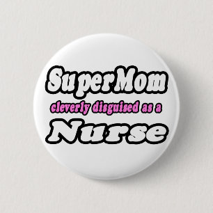 Badge Rond 5 Cm SuperMaman...