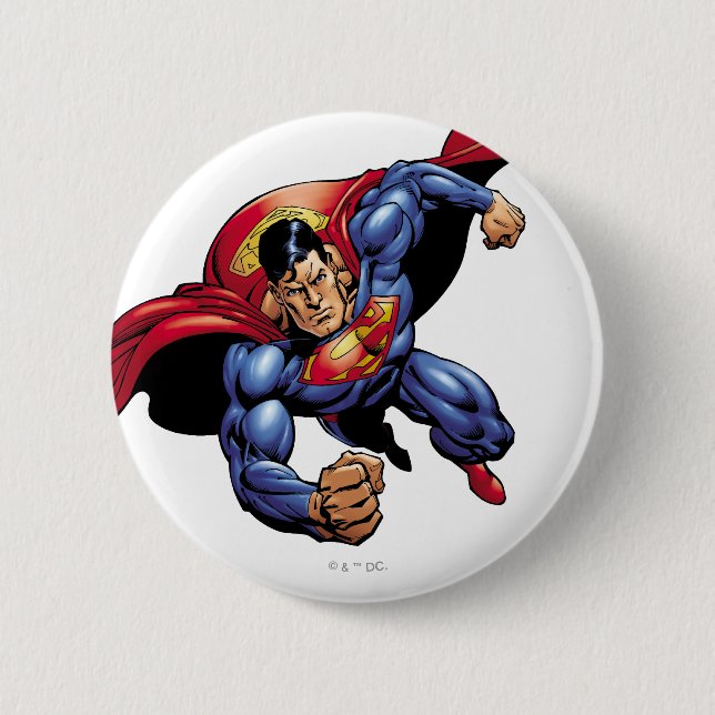 Badge Rond 5 Cm Superman 31 (Devant)