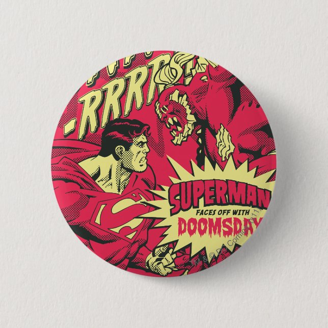 Badge Rond 5 Cm Superman 38 (Devant)