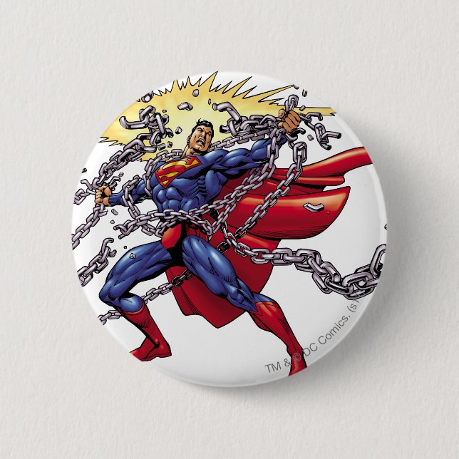 Badge Rond 5 Cm Superman 52 (Devant)