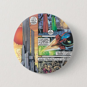 Badge Rond 5 Cm Superman Comic Panel - Clark's Origins