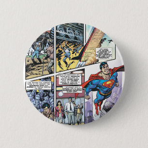 Badge Rond 5 Cm Superman Comic Panel - Clark's Origins 2