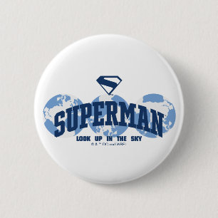 Badge Rond 5 Cm Superman dans le monde