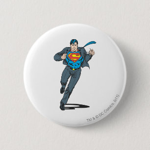Badge Rond 5 Cm Superman en business Garb
