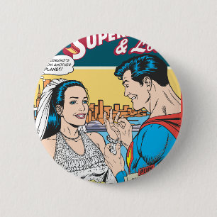 Badge Rond 5 Cm Superman et Lois Comic