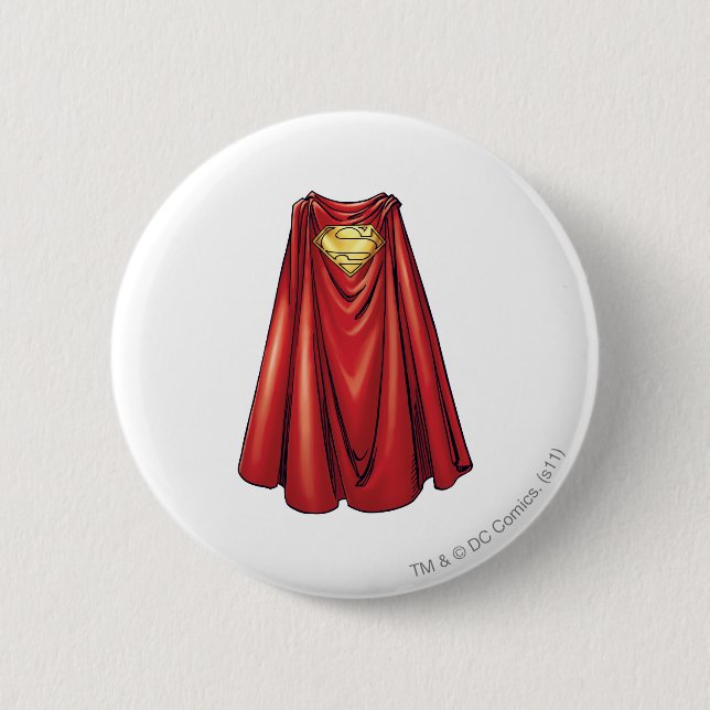 Badge Rond 5 Cm Superman - Le Cap (Devant)