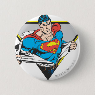 Badge Rond 5 Cm Superman révélé