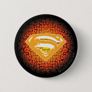 Badge Rond 5 Cm Superman Stylisé   Logo Crackle