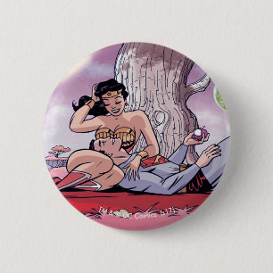 Badge Rond 5 Cm Superman/Wonder Woman Couverture comique #14 Varia