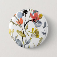 Superposition de fleurs - Aquarelle Fleurs et tige
