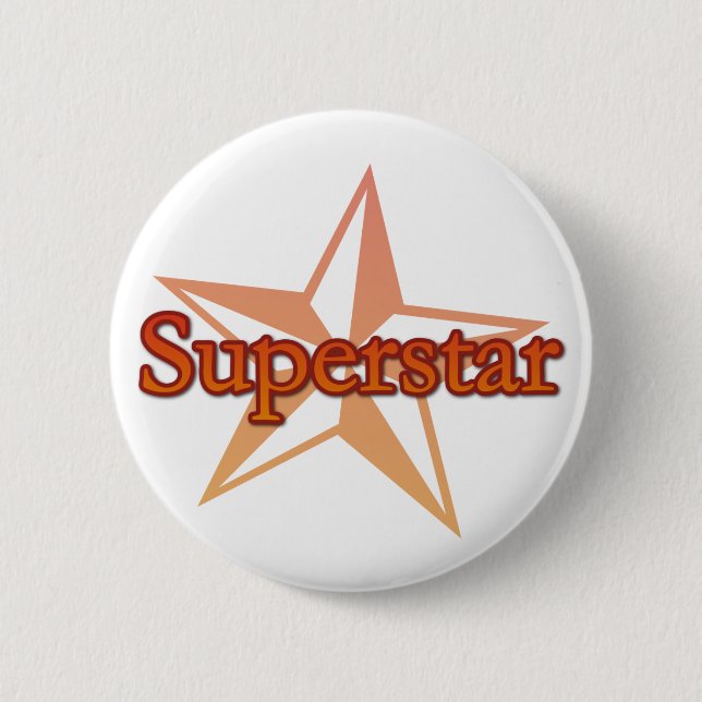Badge Rond 5 Cm Superstar (Devant)
