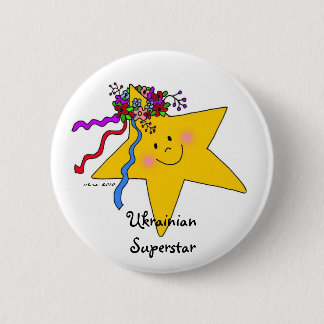 Badge Rond 5 Cm Superstar ukrainien