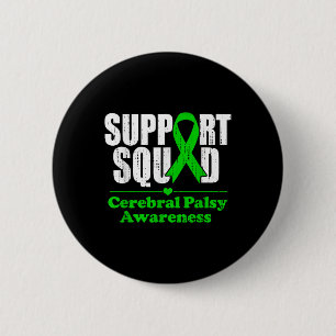 Badge Rond 5 Cm Support Cérébral Palsy Cp Mois de sensibilisation 
