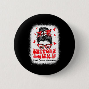 Badge Rond 5 Cm Support Squad Messy Bun Butterfly Red Ribbon Blood