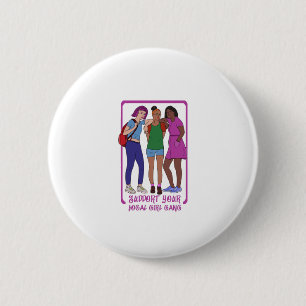 Badge Rond 5 Cm Support Your Local Girl Gang