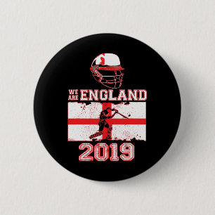 Badge Rond 5 Cm Supporters de l'équipe de cricket d'Angleterre Nou