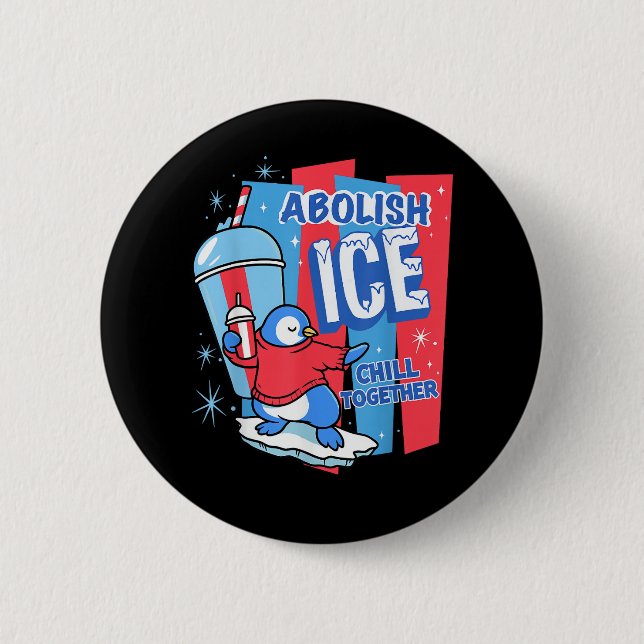 Badge Rond 5 Cm Supprimer la glace (Devant)