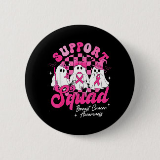 Badge Rond 5 Cm Suprt Squad Sensibilisation au Cancer du Sein Cute