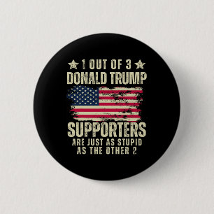 Badge Rond 5 Cm Sur 3, Les Partisans De Donald Trump Sont Aussi St