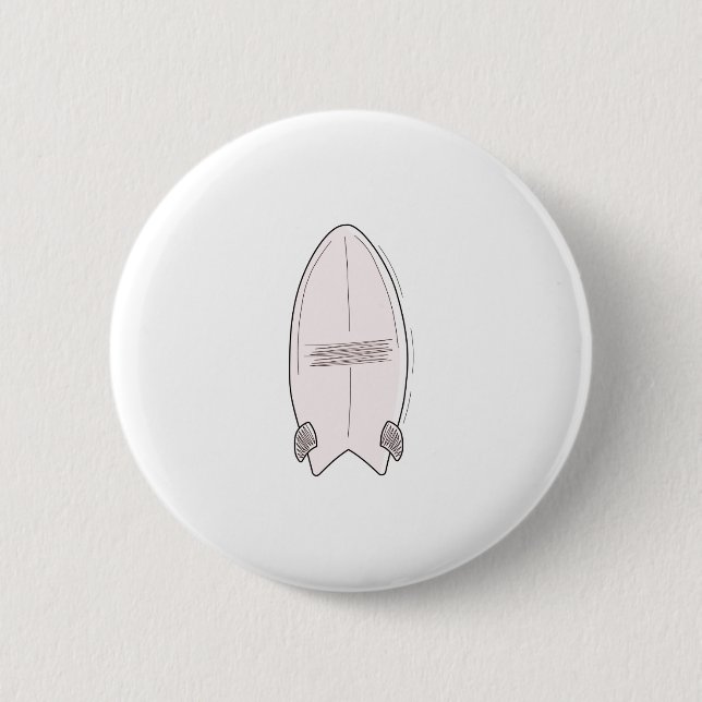 Badge Rond 5 Cm Surboard vintage (Devant)