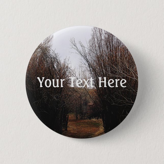 Badge Rond 5 Cm Surcroissance de Bannack en chute libre (Devant)