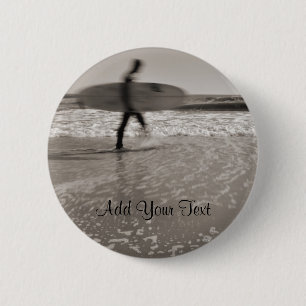 Badge Rond 5 Cm Surfer par Shirley Taylor