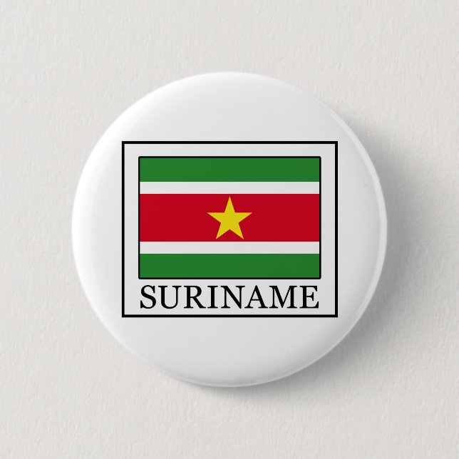 Badge Rond 5 Cm Suriname button (Devant)