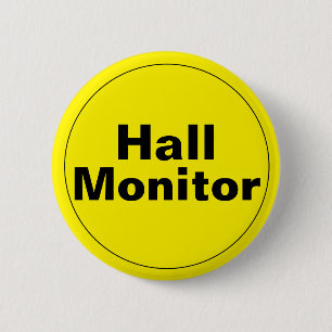 Badge Rond 5 Cm Surveillant de couloir école