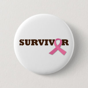 Badge Rond 5 Cm Survivant