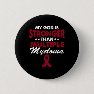 Badge Rond 5 Cm Survivant amusant du cancer du sang - Multiple Mye