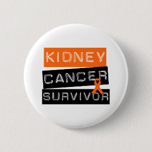 Badge Rond 5 Cm Survivant de Cancer de rein