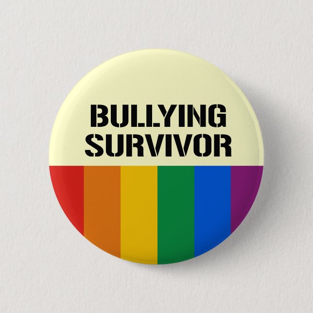 BADGE ROND 5 CM SURVIVANT DE INTIMIDATION (Devant)