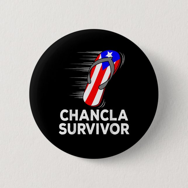 Badge Rond 5 Cm Survivant de la chancla (Devant)