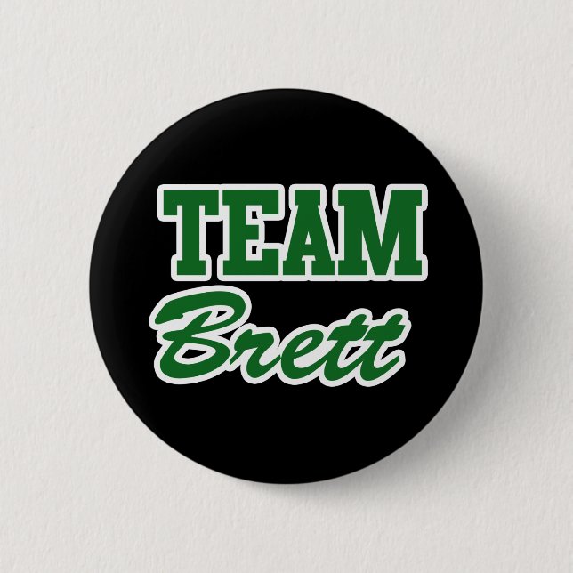 Badge Rond 5 Cm Survivant de l'équipe Brett (Devant)