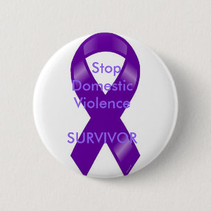 Badge Rond 5 Cm Survivant de violence familiale