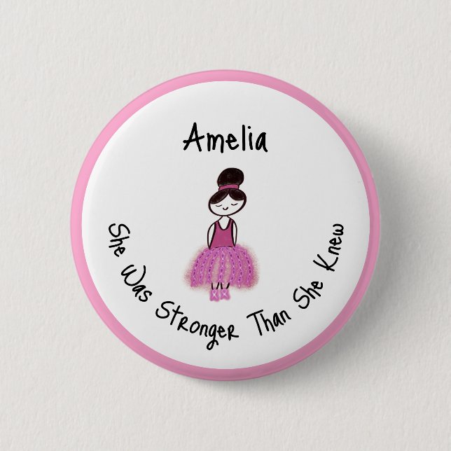 Badge Rond 5 Cm Survivant du cancer du sein (Devant)