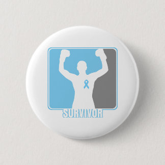 Badge Rond 5 Cm Survivant lauréat du cancer de la prostate