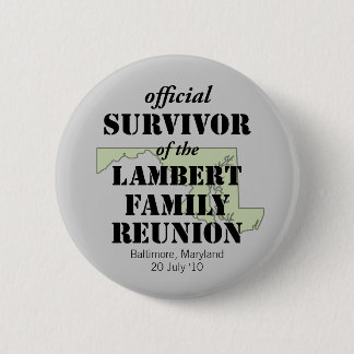 Badge Rond 5 Cm Survivant officiel (vert)