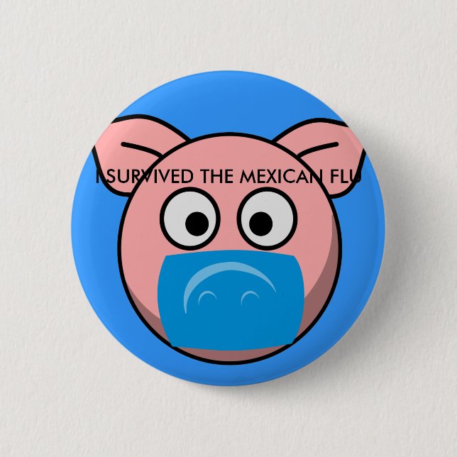 Badge Rond 5 Cm survivorpig (Devant)