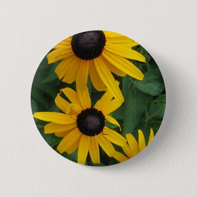 Badge Rond 5 Cm Susan observée par noir (Devant)