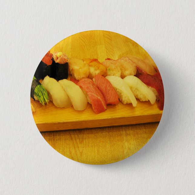 Badge Rond 5 Cm Sushi 寿 司 (Devant)