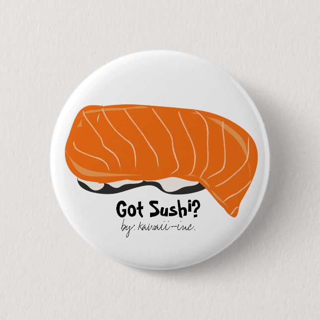 Badge Rond 5 Cm Sushi obtenus ? (Devant)