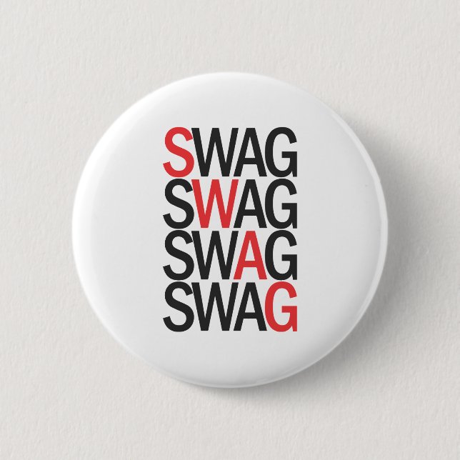 Badge Rond 5 Cm Swag (Devant)