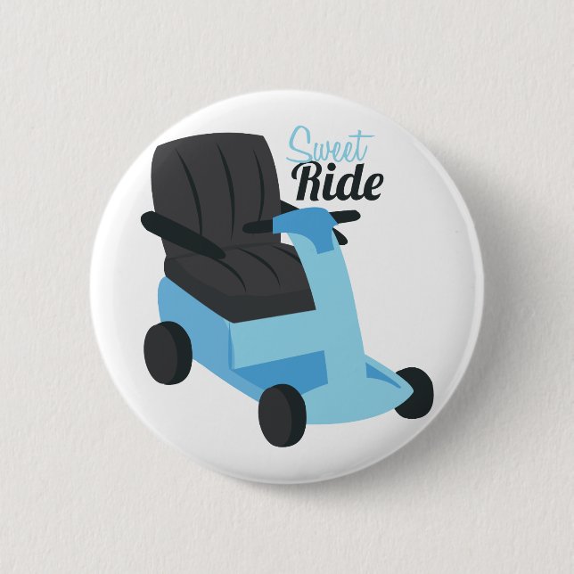Badge Rond 5 Cm Sweet Ride (Devant)