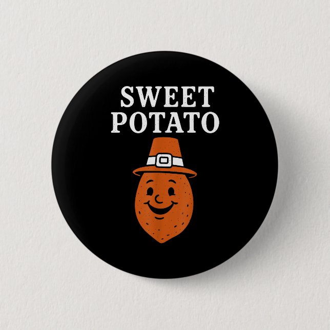 Badge Rond 5 Cm Sweet Tato And Kind Of Rude Tato  (Devant)