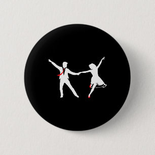 Badge Rond 5 Cm Swing Dance Couple - École de danse Swing Dance Sw